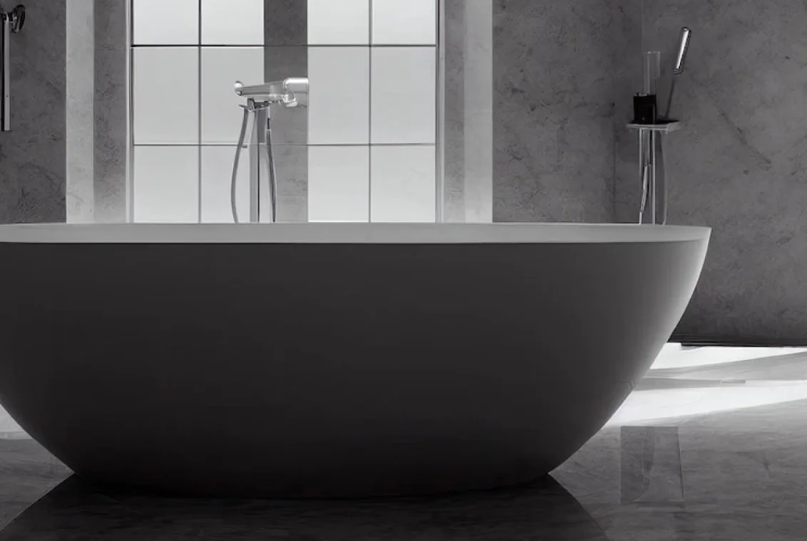 Modern bath remodeling